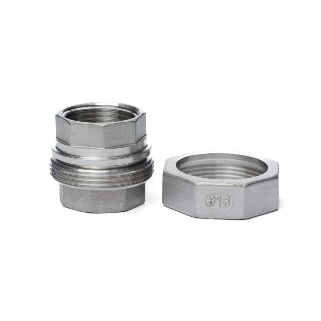 316 STAINLESS UNION JOINT PIPE FITTING