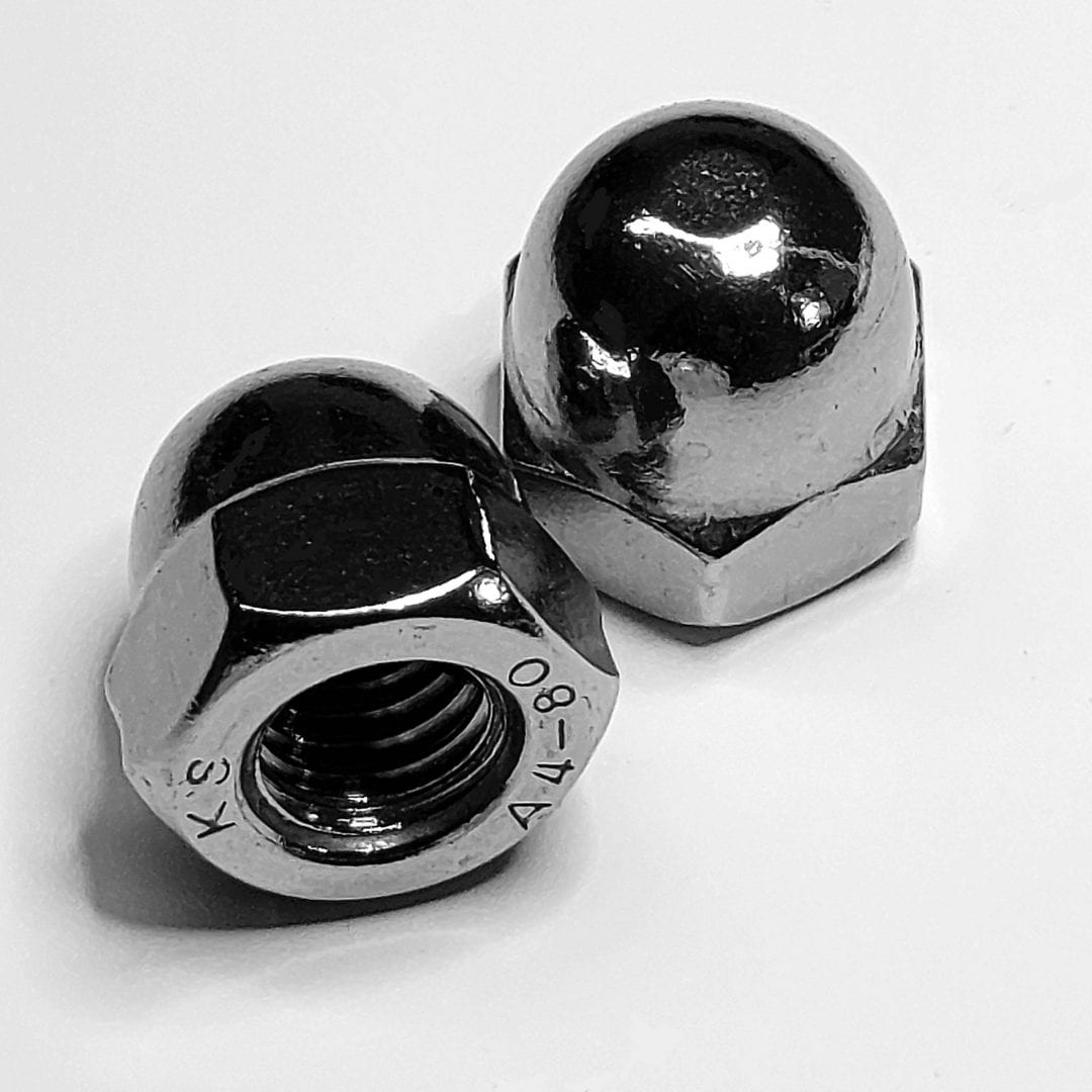 A4 Dome nut, (DIN1587)