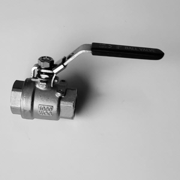 2 Piece Full Ball Valve, SS 316