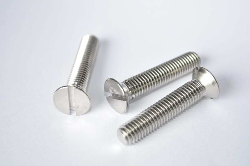 Countersunk Slot Machine Screw