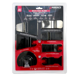 ABRACS 8PC MULTI-TOOL BLADE PACK